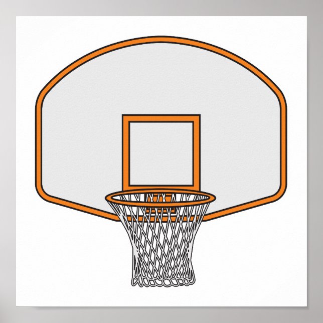 basketball hoop poster (Front)