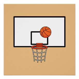 Basketball Hoop Poster