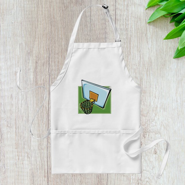 Basketball Hoop Sports Backboard And Net Adult Apron (Creator Uploaded)