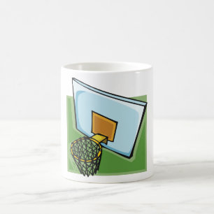 Basketball Hoop Sports Backboard And Net Coffee Mug