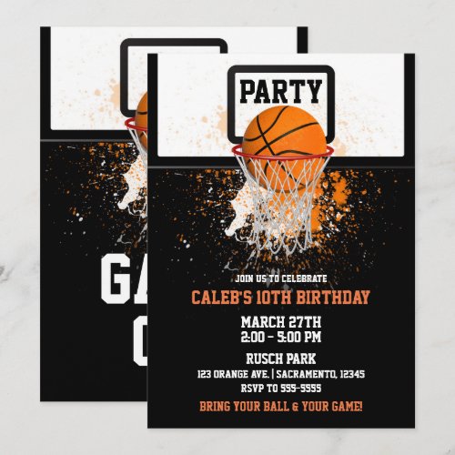 Basketball & Hoop Sports Birthday Party