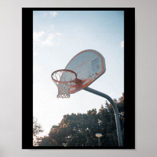 Basketball Hoop - Sunrise Poster