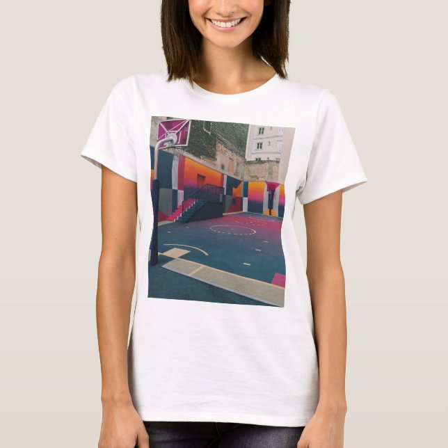 Basketball Hoop T-Shirt (Front)