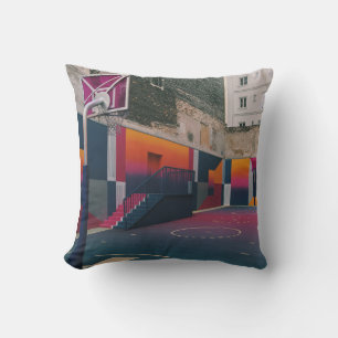 Basketball Hoop Throw Pillow
