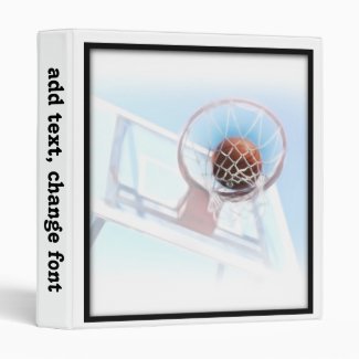 Basketball Hoop With Basketball Binder