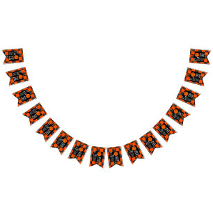 Basketball Hoops, Basketball Player Birthday Bunting Flags