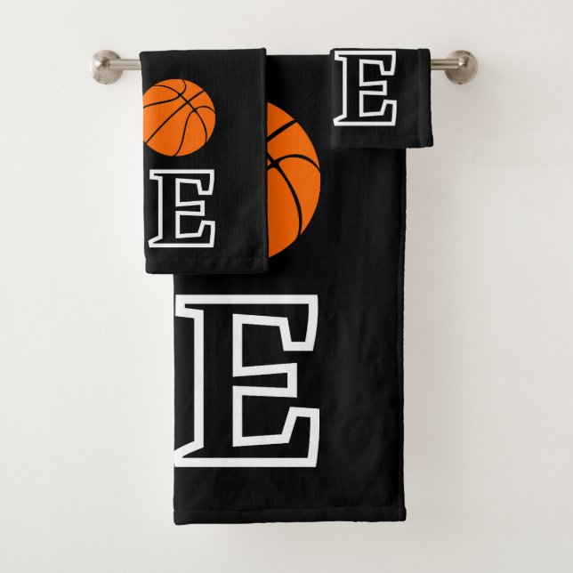 Basketball Hoops, Basketball Player Gift           Bath Towel Set (Insitu)