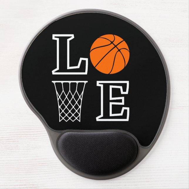 Basketball Hoops, Basketball Player Gift           Gel Mouse Pad (Front)
