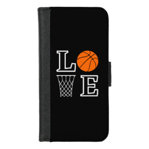 Basketball Hoops, Basketball Player Gift           iPhone 8/7 Wallet Case