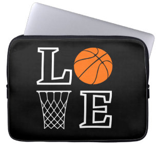 Basketball Hoops, Basketball Player Gift Laptop Sleeve