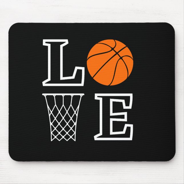 Basketball Hoops, Basketball Player Gift          Mouse Pad (Front)