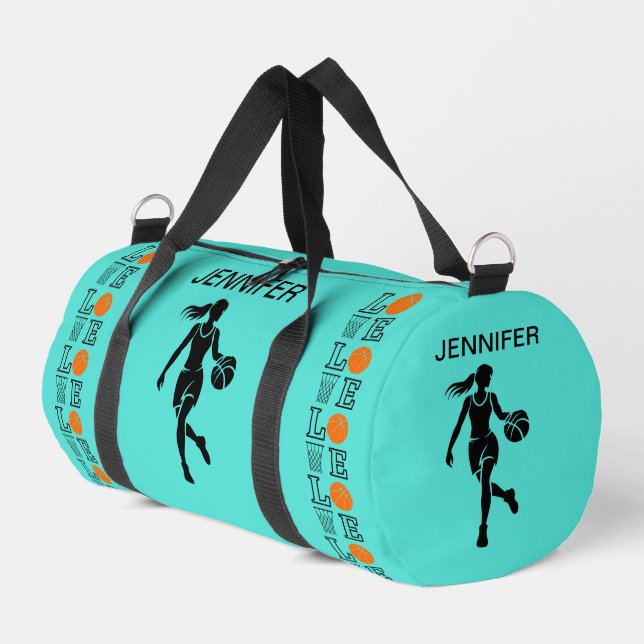 Basketball hoops, Basketball Player, Team, Gift Du Duffle Bag (Left Corner)
