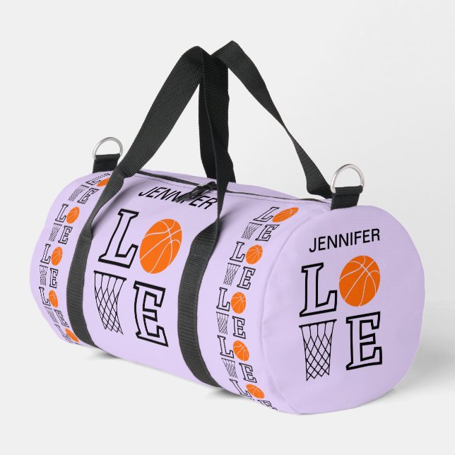 Basketball hoops, Basketball Player, Team, Gift Duffle Bag (Left Corner)