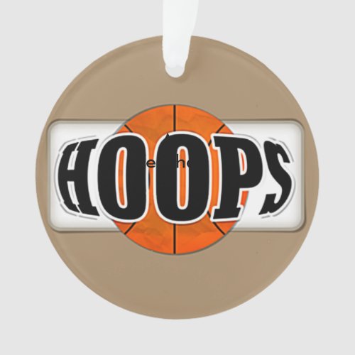 Basketball Hoops Ornament