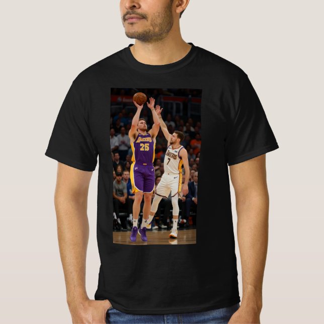 Basketball Hustle Tee: Dribble, Shoot t-shirt (Front)