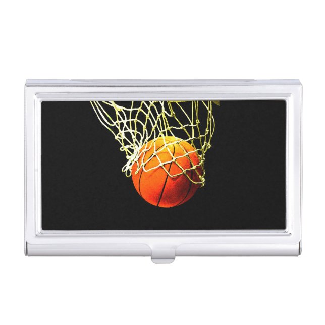 Basketball I Love Business Card Case (Front)