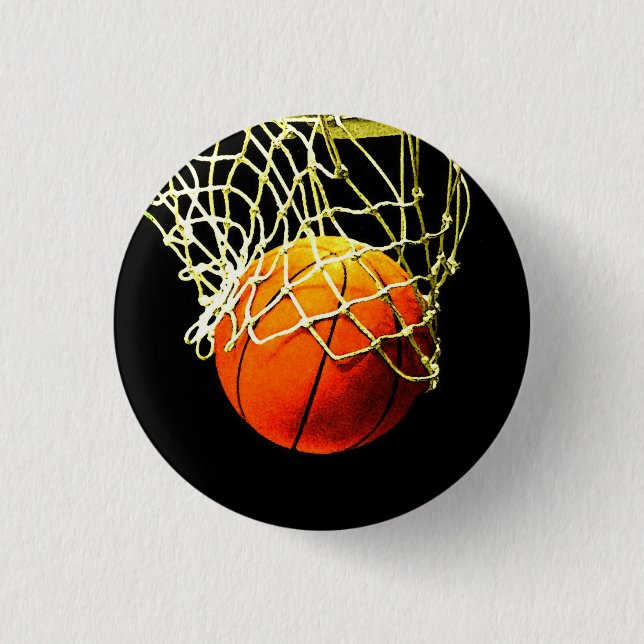 Basketball I Love Button (Front)
