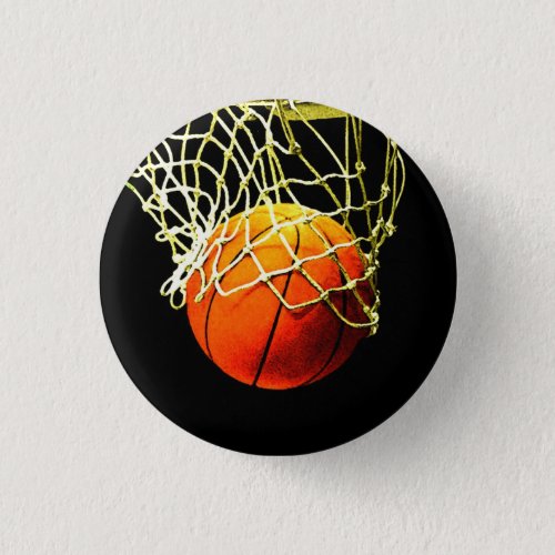 Basketball I Love Button