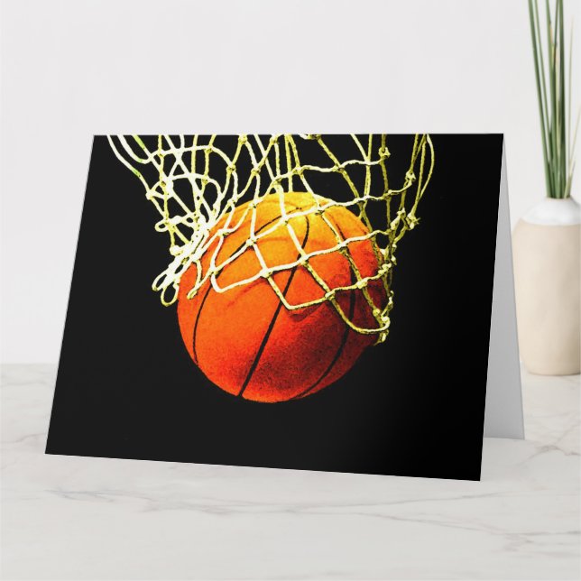 Basketball I Love Card (Front)