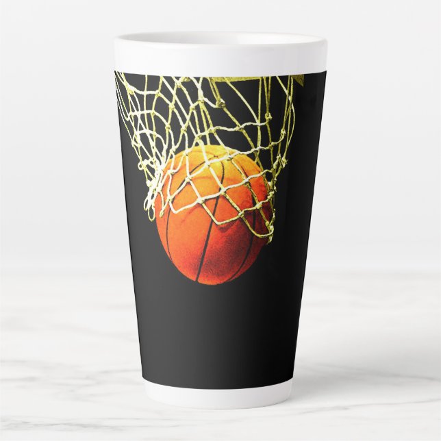 Basketball I Love Latte Mug (Front)