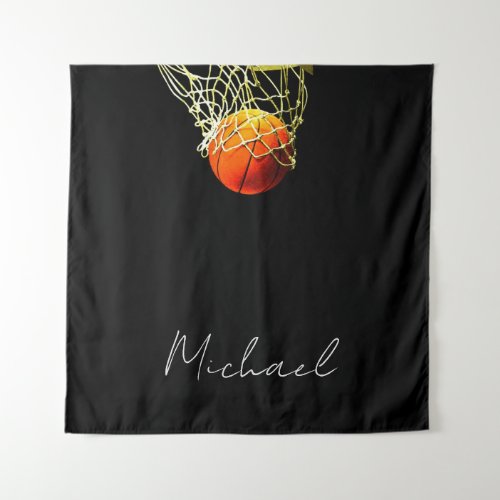 Basketball I Love Tapestry