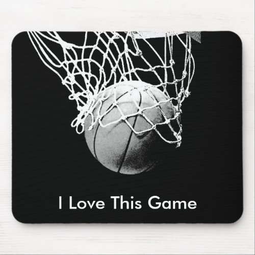 Basketball I Love This Game Mousepads