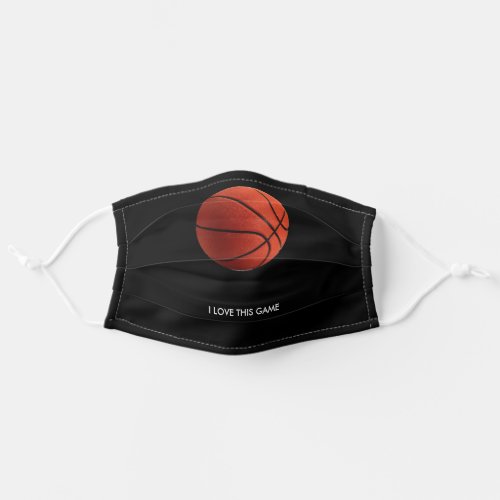 Basketball Illustration Painting Art Sports Adult Cloth Face Mask