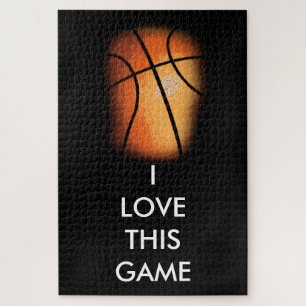 Basketball Illustration Painting Art Sports Jigsaw Puzzle