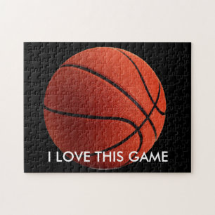 Basketball Illustration Painting Art Sports Jigsaw Puzzle