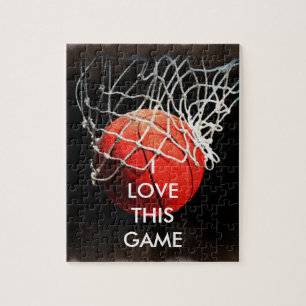 Basketball Illustration Painting Art Sports Jigsaw Puzzle
