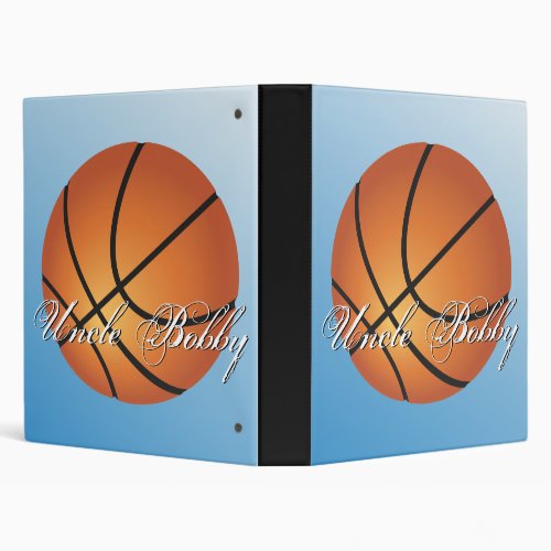 Basketball Image Incredible Budget Special 3 Ring Binder