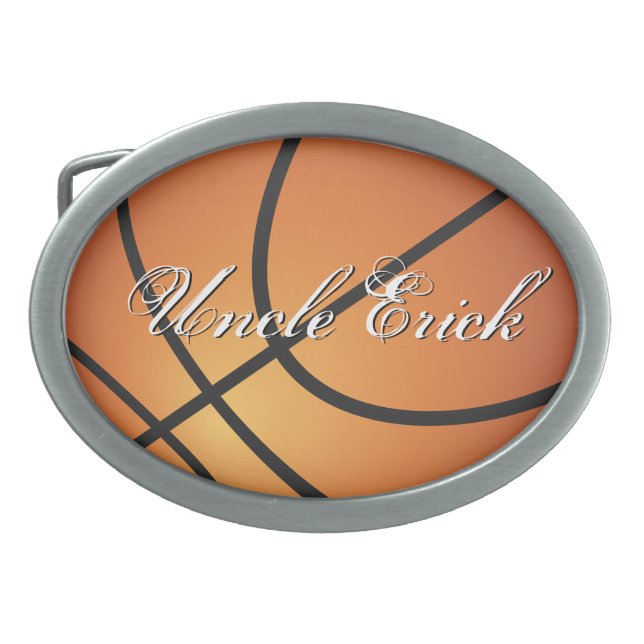 Basketball Image Incredible Budget Special Belt Buckle (Front)