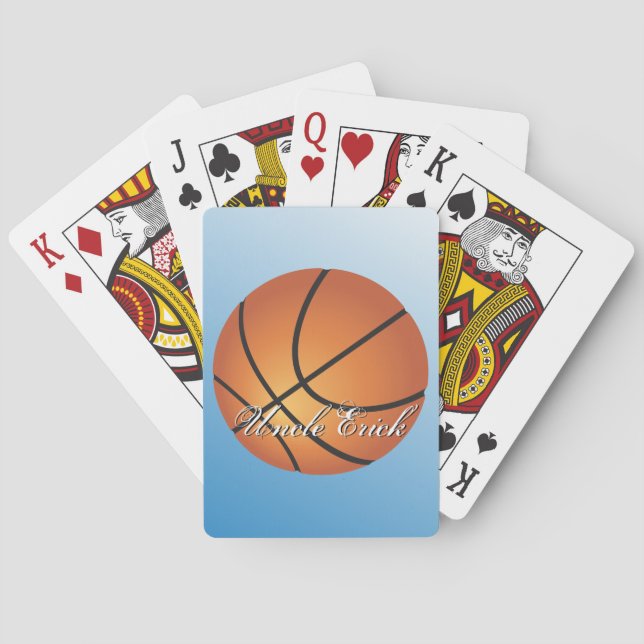 Basketball Image Incredible Budget Special Poker Cards (Back)