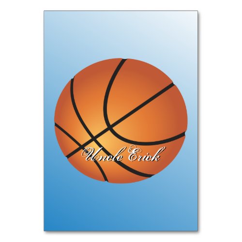 Basketball Image Incredible Budget Special Table Number