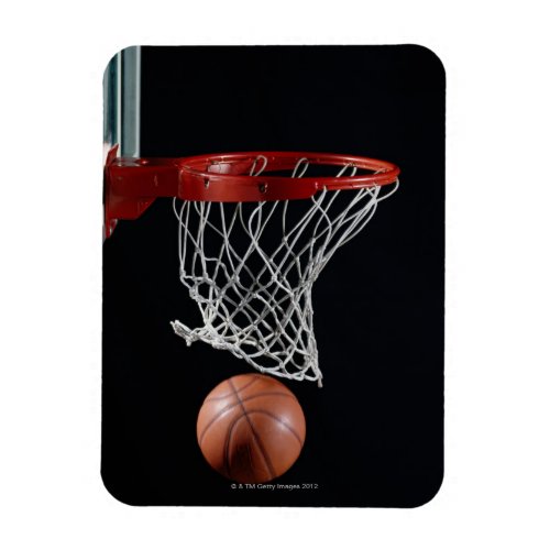 Basketball in Hoop Magnet
