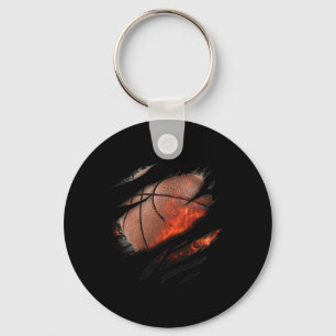 Basketball in me Design Keychain