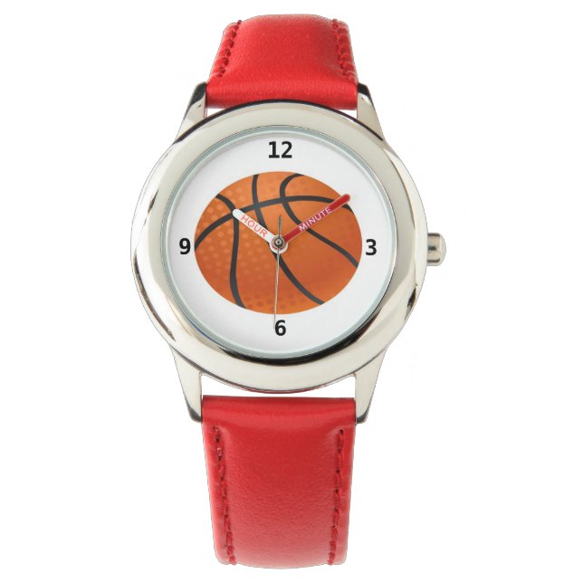 Basketball inspired sports theme watch (Front)