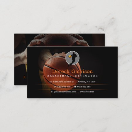 Basketball Instructor | Coach | Trainer Business Card