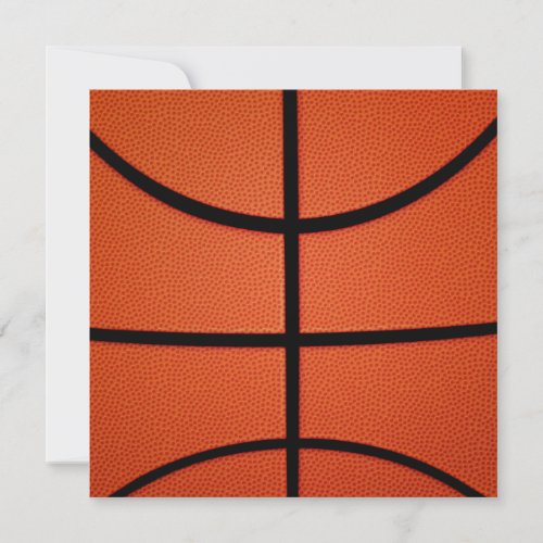 Basketball Invitation