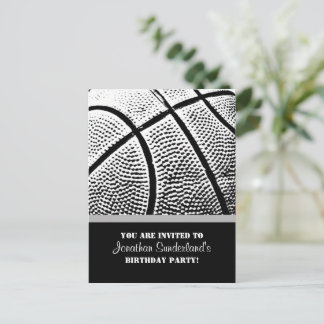 Basketball Invitation Postcard