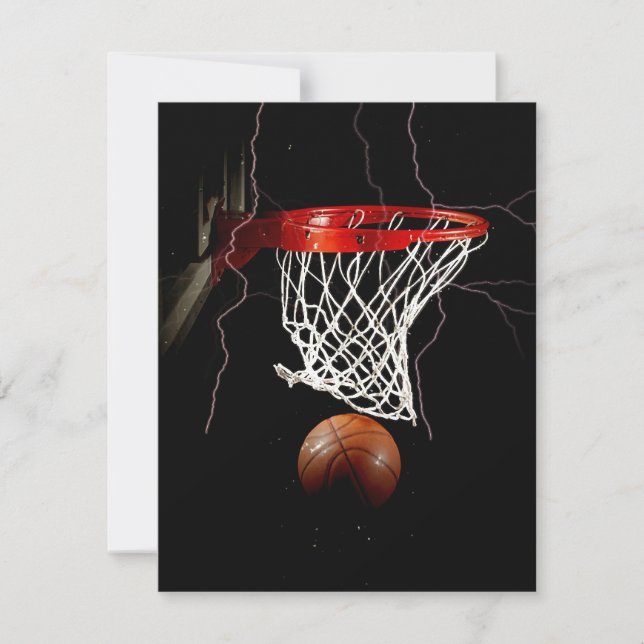 Basketball Invitations (Front)