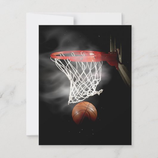 Basketball Invitations (Front)