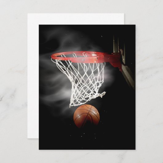 Basketball Invitations (Front/Back)