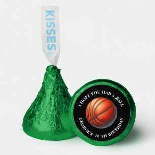 Basketball Invite, Boy Birthday Party Hershey®'s Kisses®