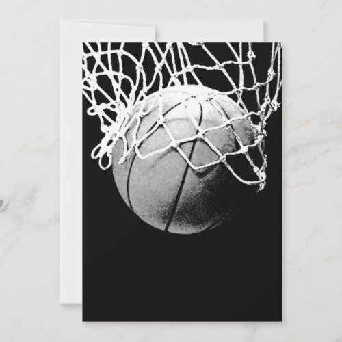 Basketball Invites _ Basketball Invitation