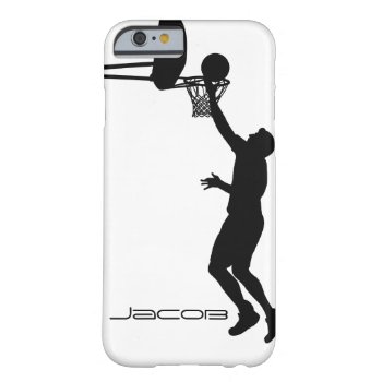 Basketball Iphone 6 Case by LeSilhouette at Zazzle