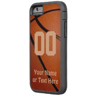 Basketball iPhone 6 Case with Your NAME and NUMBER