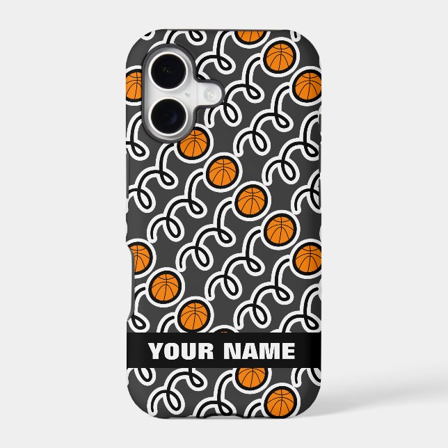 Basketball iPhone case | Sport design for boys (Back)