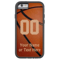 Basketball iPhone Cases, Your NAME, NUMBER Tough Xtreme iPhone 6 Case