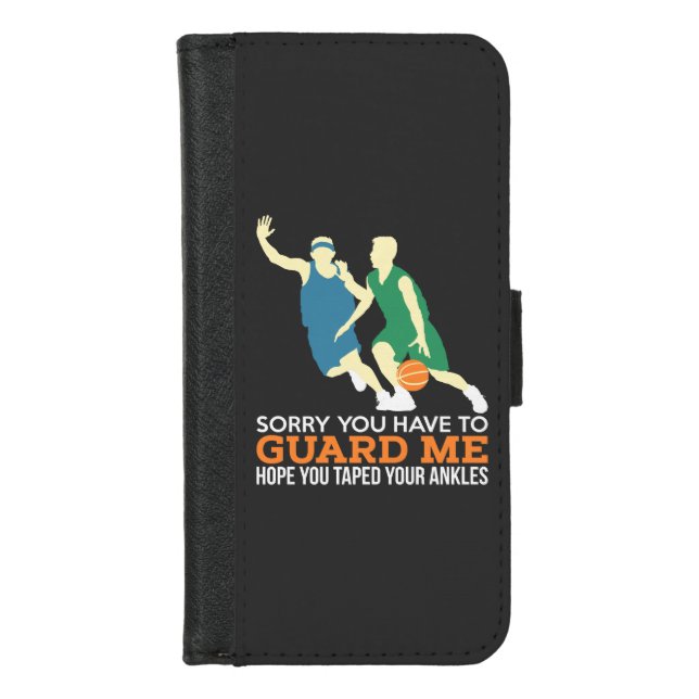 Basketball iPhone Wallet Case (Front)